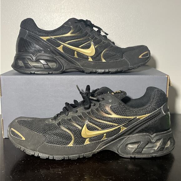 Nike Air Max Torch 4 Mens Size 9.5 Black Metallic Gold Running Shoes CN2159-002 - Picture 4 of 10